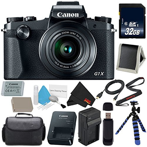 Canon PowerShot G1 X Mark III Digital Camera #2208C001 International Version (No Warranty) Base Bundle
