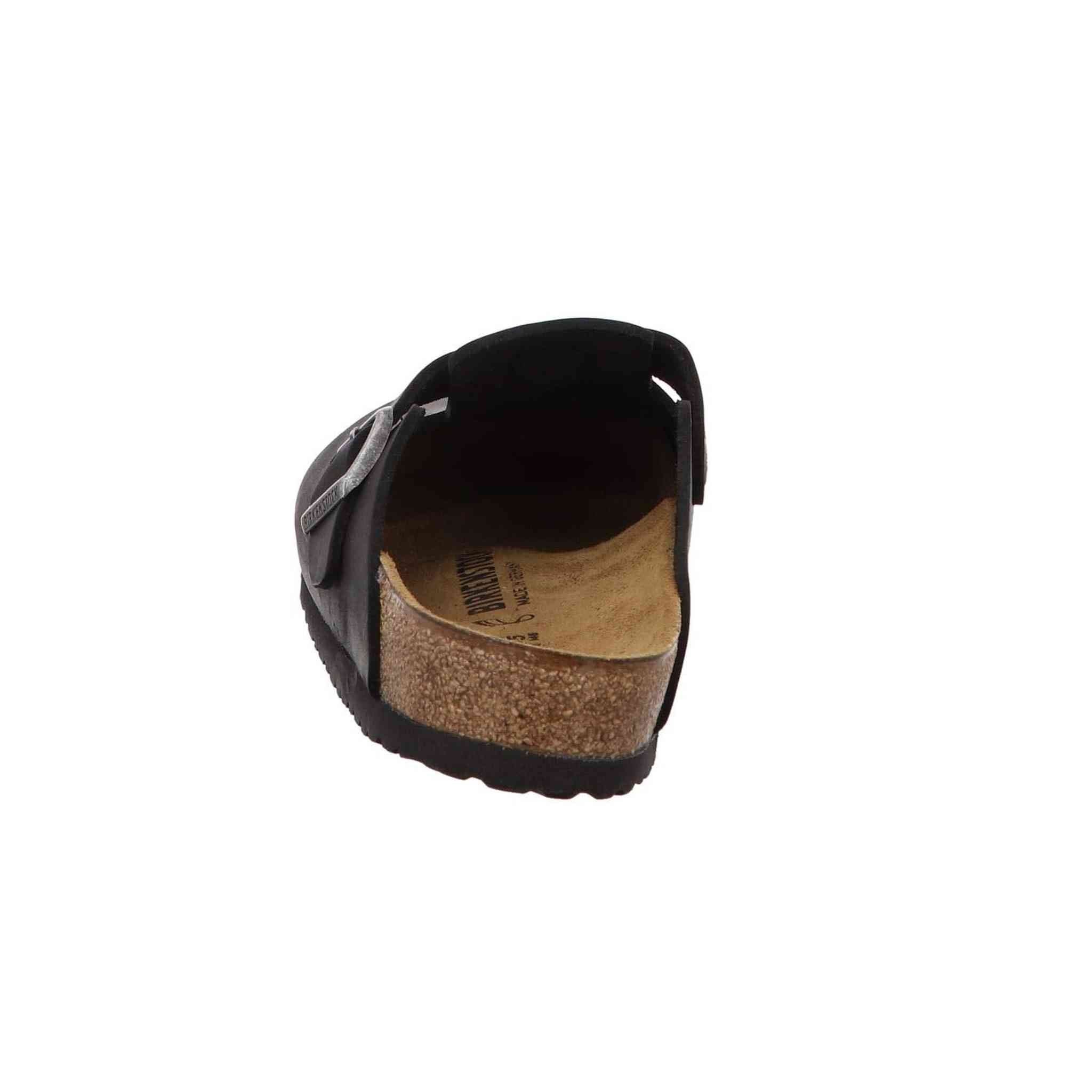 Birkenstock Original Boston Oiled Leather Regular Width, Black 46 W EU Birkenstock