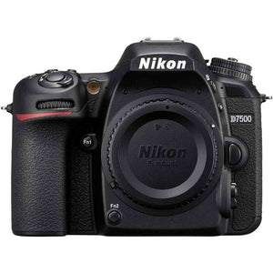 Nikon 13543 D7500 DSLR Camera with 18-55mm and 70-300mm VR Lenses Kit - Black - Reconditioned Nikon