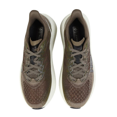 Hoka Men's Mach 6 Sneaker, Antique Olive/Truffle Salt, 10.5