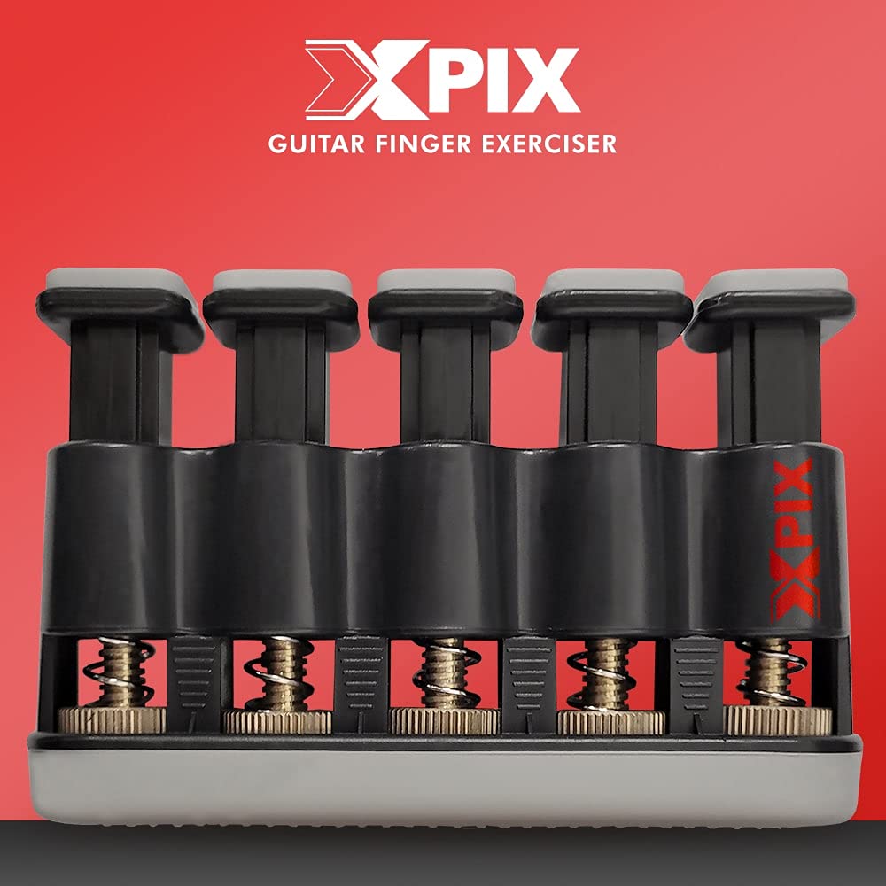 XPIX Guitar Finger Exerciser for Training, Longevity and Accuracy Perfect for Guitarists
