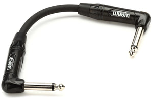 Warm Audio Pro-TS-2RT-6" Pro Series Right Angle to Right Angle TS Patch Cable - 6-inch