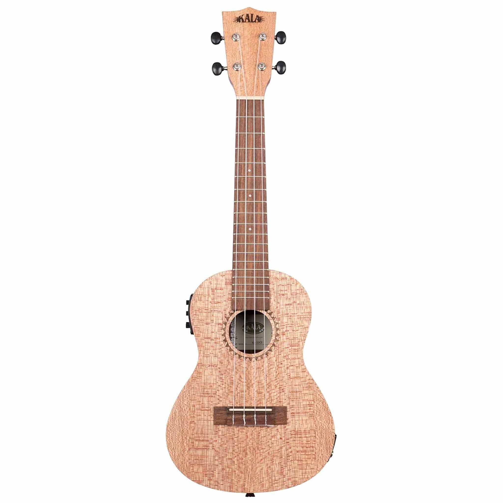Kala Brand Music Co. KA-20 Collection, 4-String Ukulele, Right, Natural, Concert KA-20CE Kala Brand Music Co.