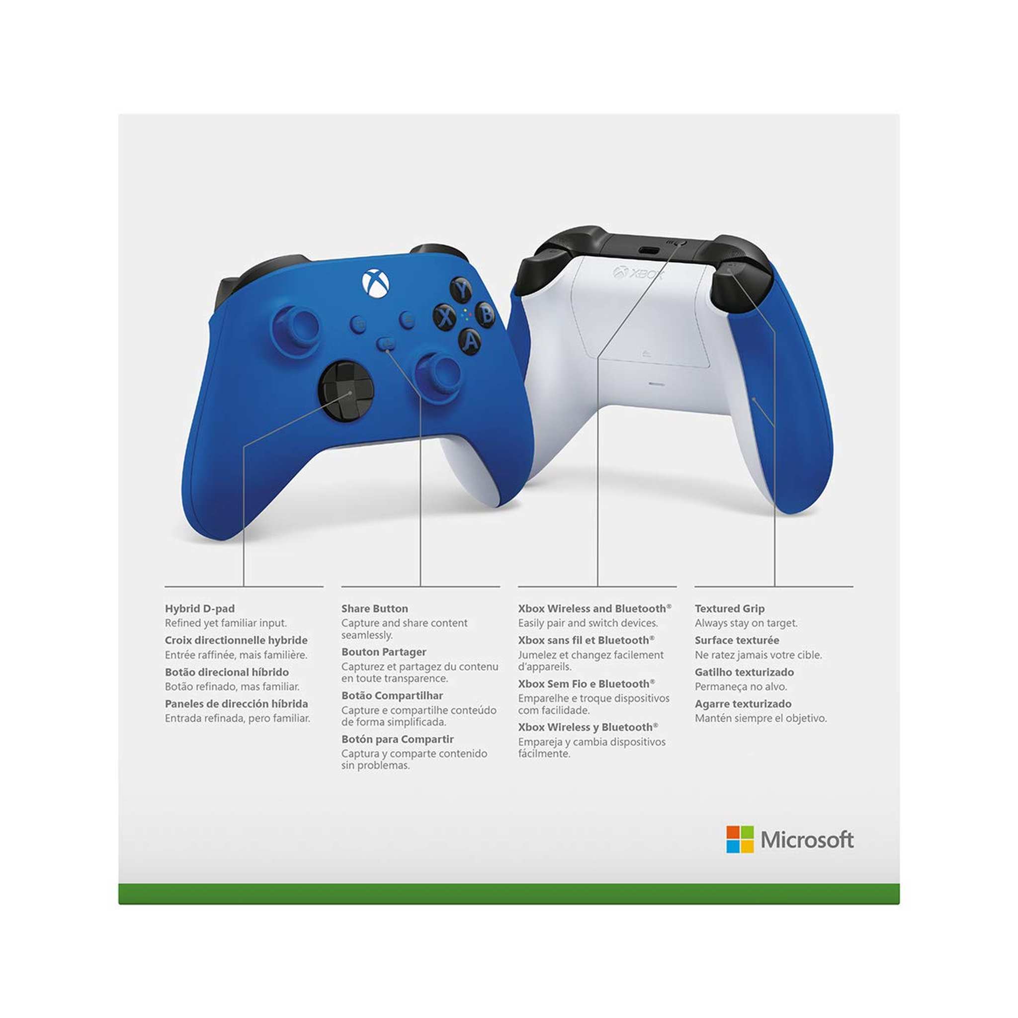 Xbox Wireless Controller - Shock Blue Microsoft