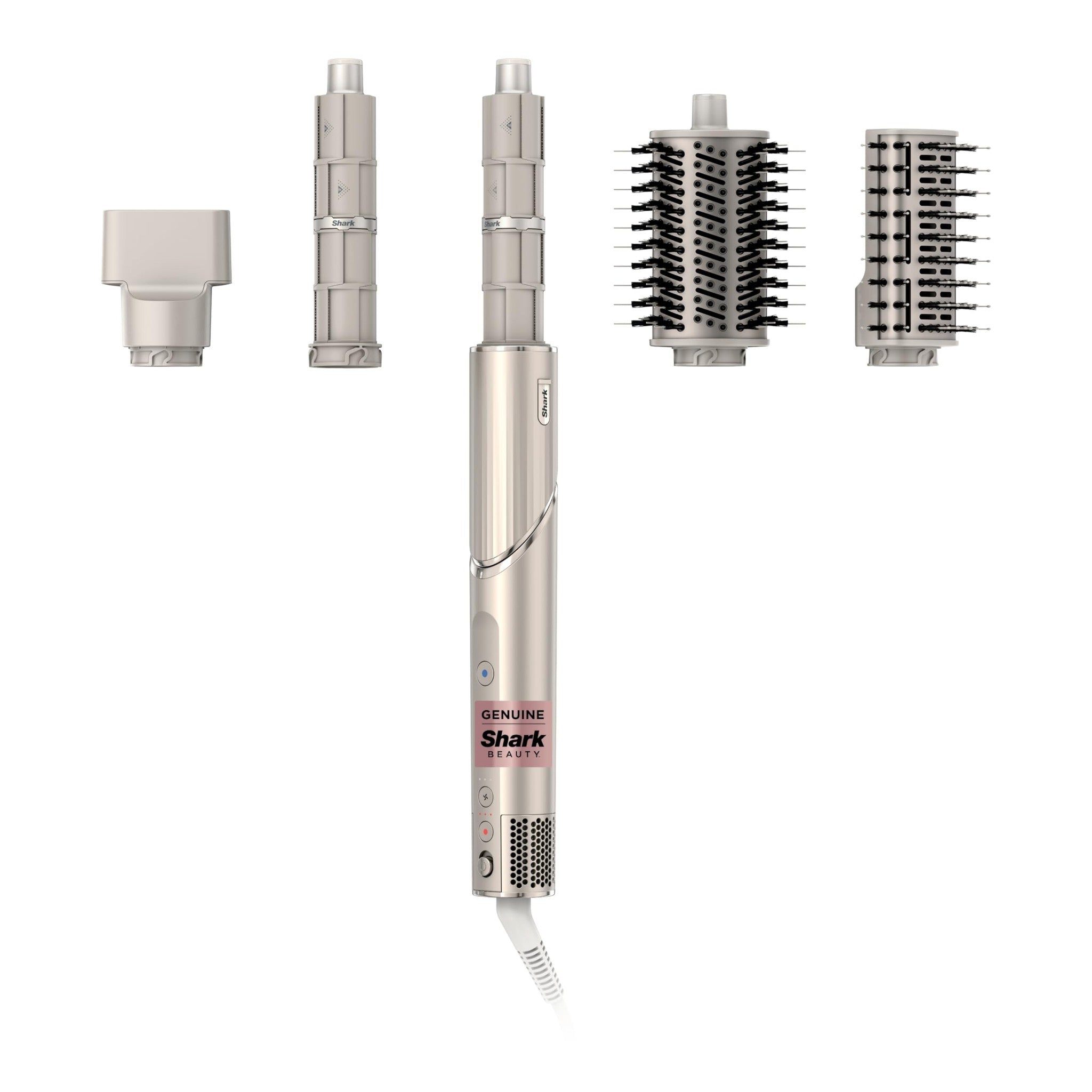 Shark HD430REF Refurbished FlexStyle Air Styling & Drying System, Powerful Hair Dryer Brush & Multi-Styler with Auto-Wrap Curlers, Paddle Brush, Oval Brush, Concentrator Attachment, Stone Renewed - Reconditioned