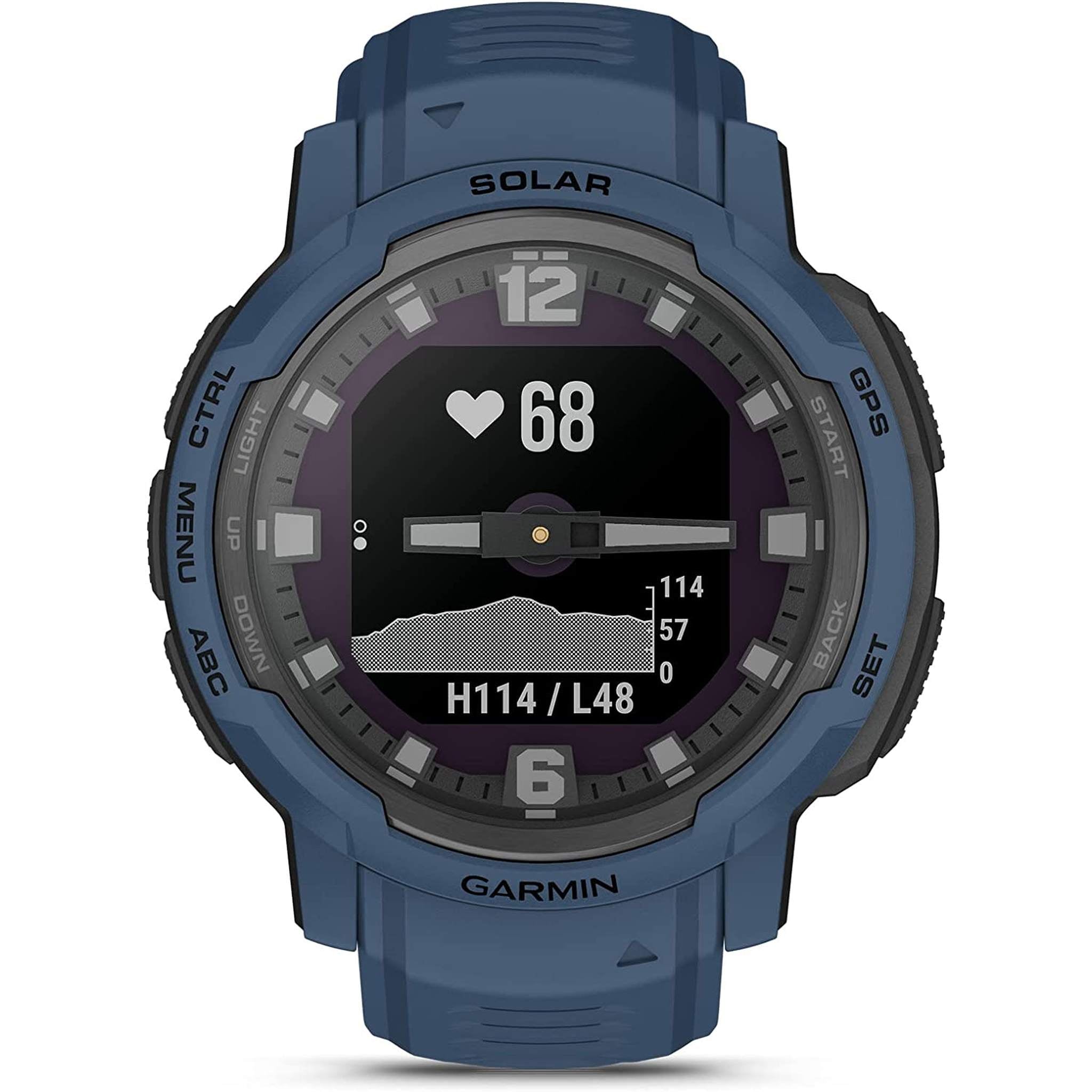 Garmin Instinct Crossover Solar Smartwatch with Standard Accessories Garmin
