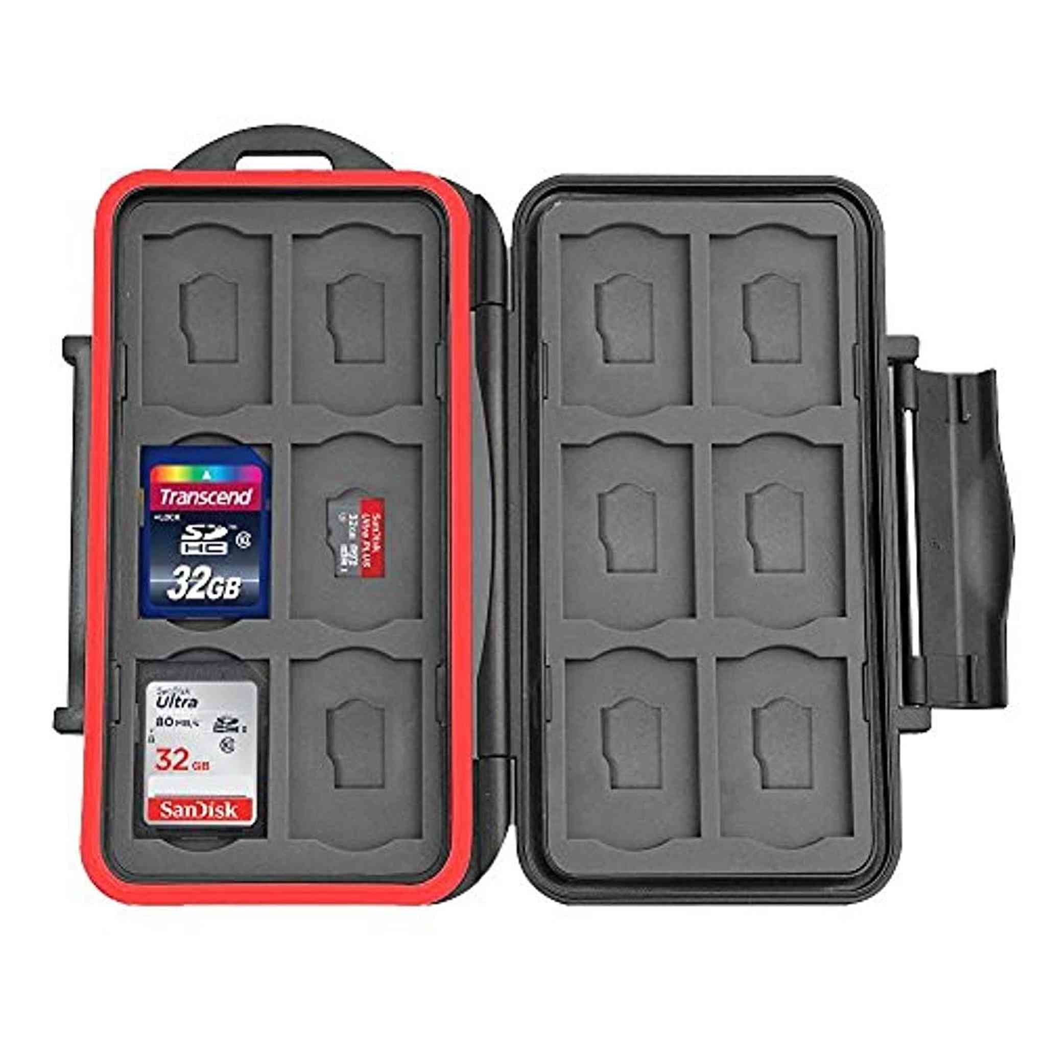 XPIX 24X Storage Water Resistant Protective Memory Card Case Photo Savings