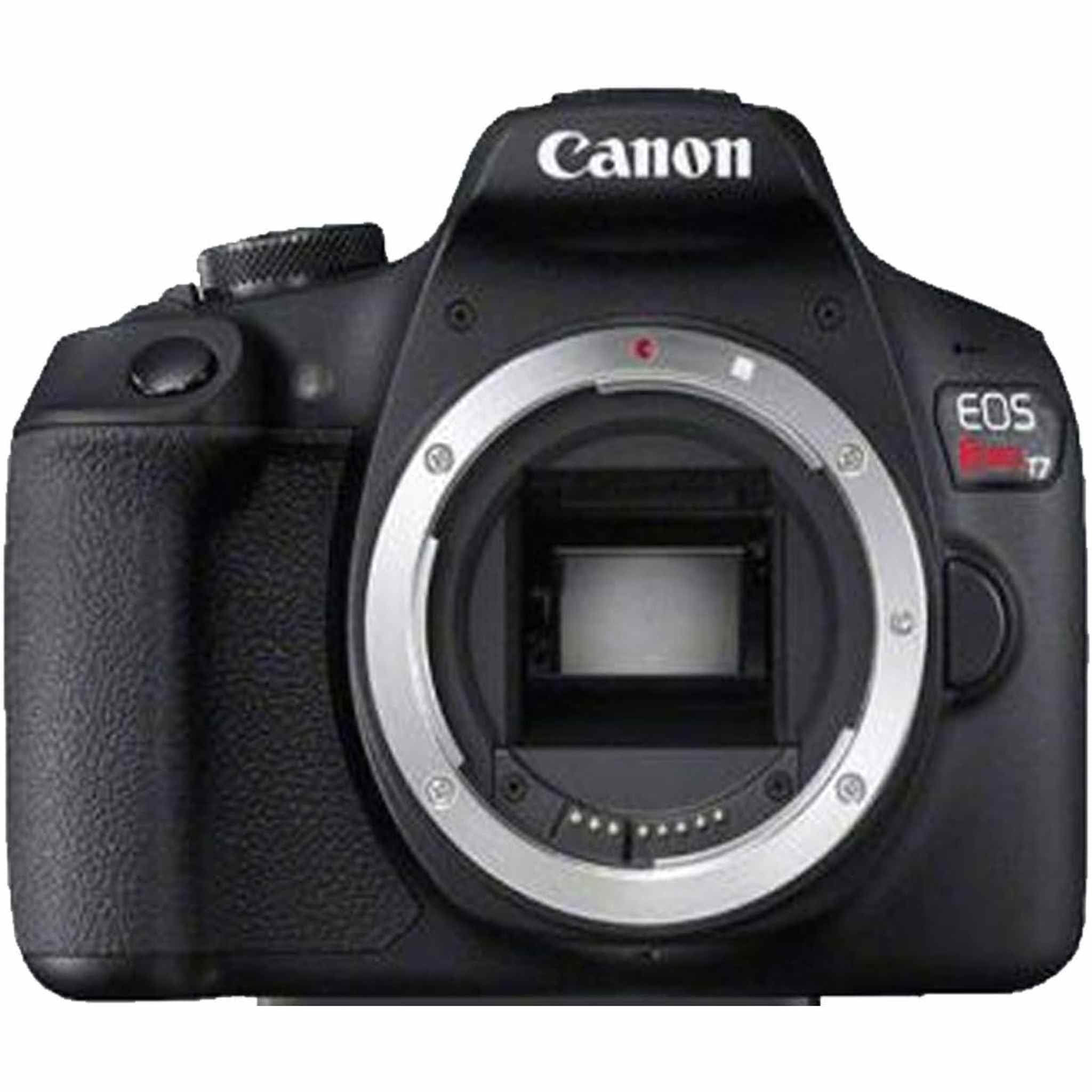 Canon EOS Rebel T7 DSLR Camera + Canon EOS Bag + Sandisk Ultra 64GB Card + Cleaning Set And More Kit Box No Lens - Used Canon