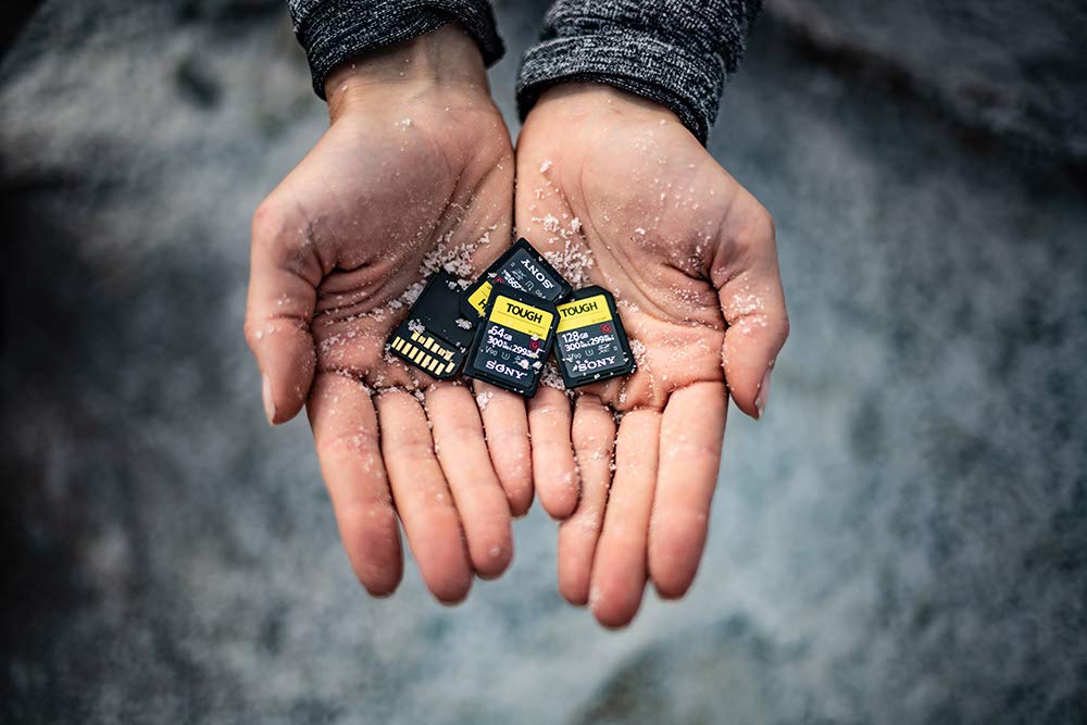 Sony Tough High Performance 64GB SDXC UHS-II Class 10 U3 Flash Memory Card with Blazing Fast Read Speed up to 300MB/s SF-G64T/T1