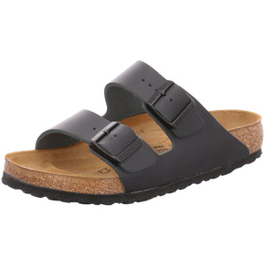 Birkenstock Arizona - Leather Unisex Black Leather EU 46 US Men's 13-13.5 Regular