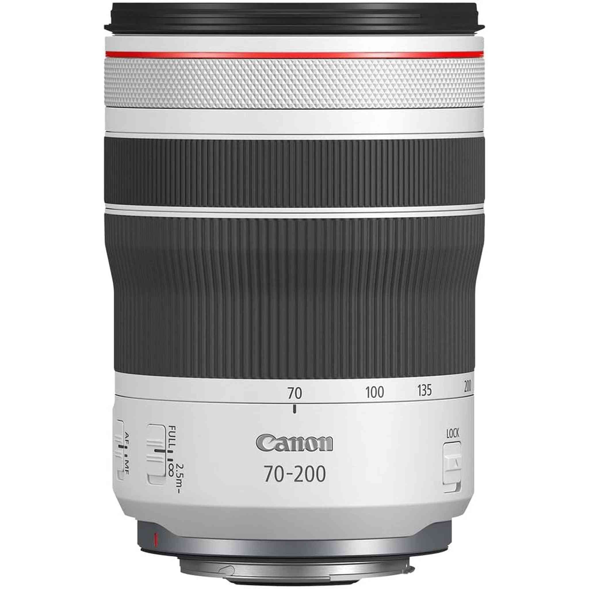 Canon RF 70-200mm f/4L IS USM Lens 4318C002 + Filter Kit + BackPack + More - Reconditioned Canon