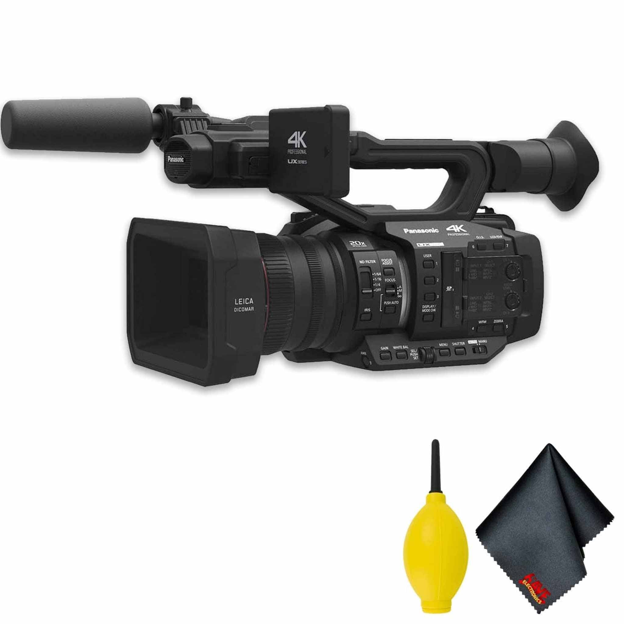 Panasonic AG-UX180 4K Premium Professional Camcorder Basic Accessory Bundle