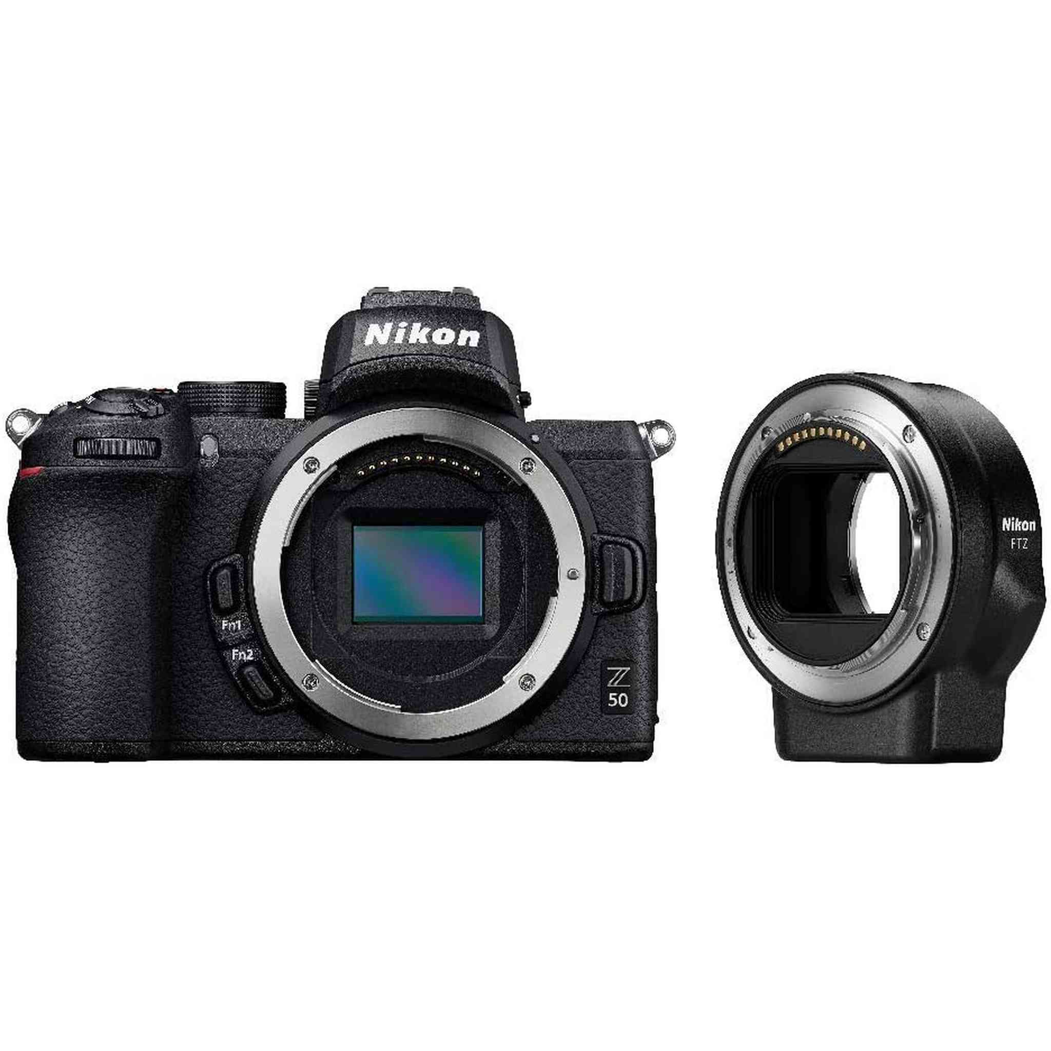 Nikon Z50 + Z DX 16-50mm + FTZ Mirrorless Camera Kit VOA050K004 - Reconditioned Nikon