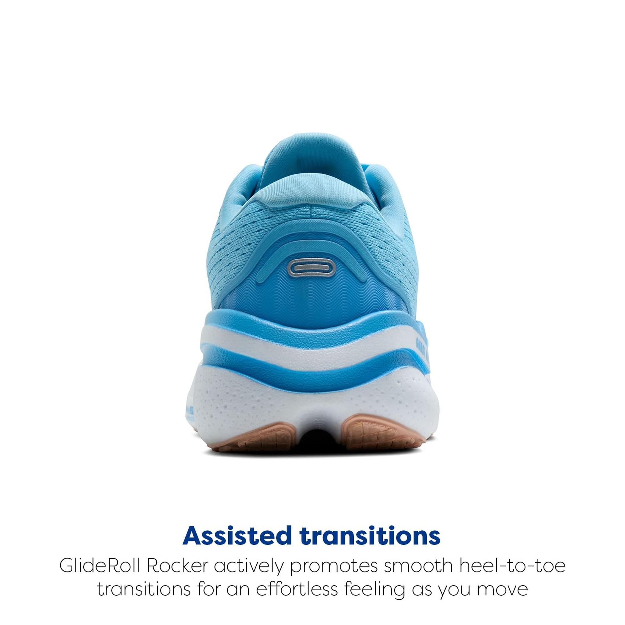 Brooks Women’s Ghost Max 2 Neutral Running & Walking Shoe - Baltic Sea/Bonnie Blue/Peach - 6 Medium