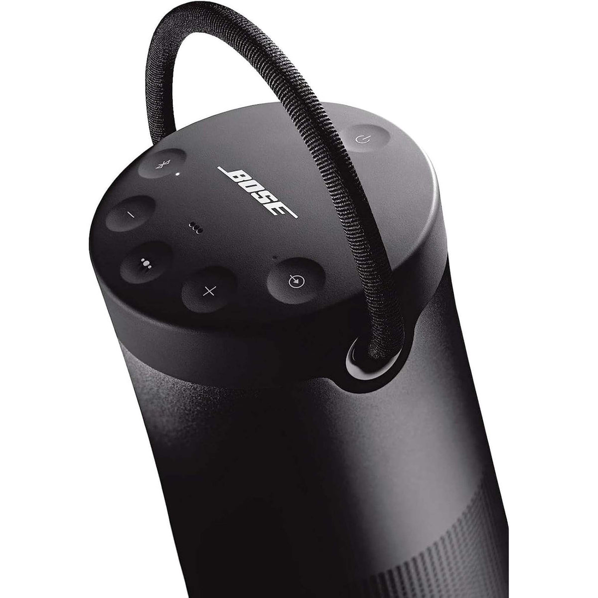 Bose SoundLink Revolve+ Series II Bluetooth Speaker, Portable Speaker with Microphone, Wireless Water Resistant Travel Speaker with 360 Degree Sound, Long Lasting Battery and Handle, Black - Reconditioned