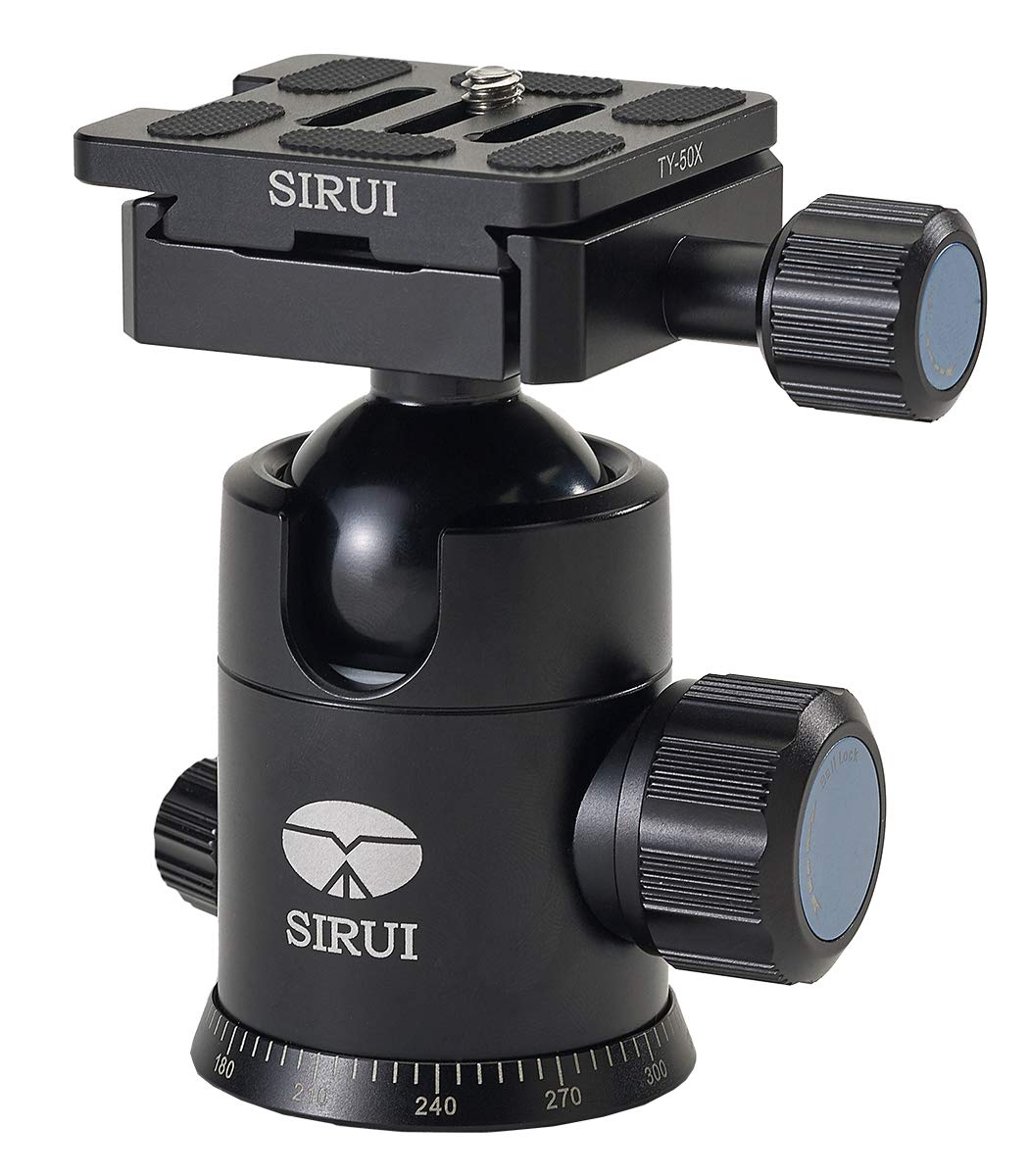 Sirui E-20 Ball Head with TY-50E QR Plate 26.5 LB Capacity