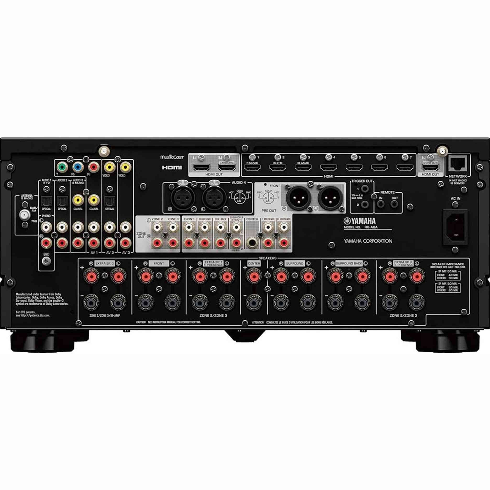 Yamaha RX-A8A AVENTAGE 11.2-Channel AV Receiver with MusicCast