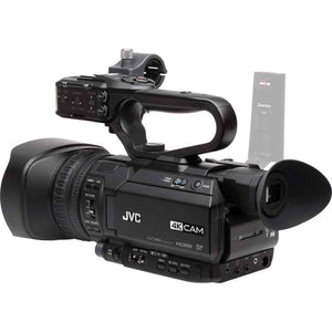 JVC GY-HM250 UHD 4K Streaming Camcorder with Built-in Lower-Thirds Graphics Advanced Accessory Bundle