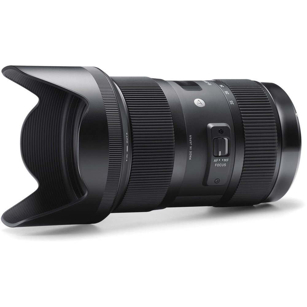 Sigma 18-35mm f/1.8 DC HSM Art Lens for Nikon F Mount + Accessories (International Model with 2 Year Warranty)