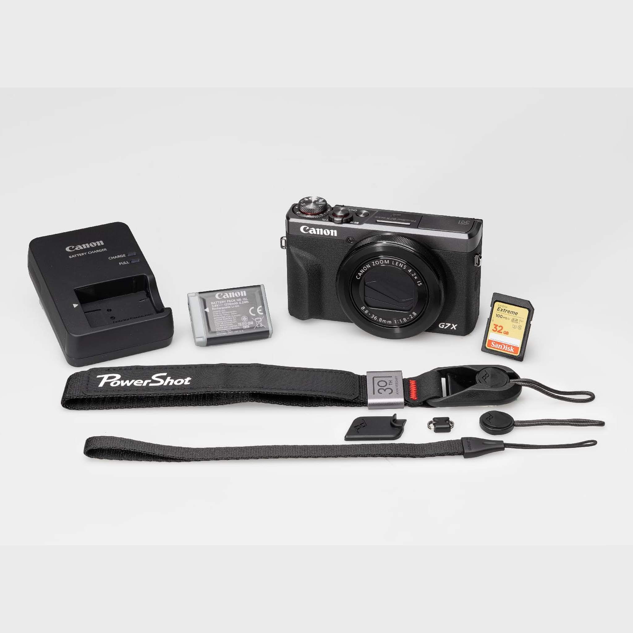Canon PowerShot G7 X Mark III Graphite Kit - 30th Anniversary Limited Edition