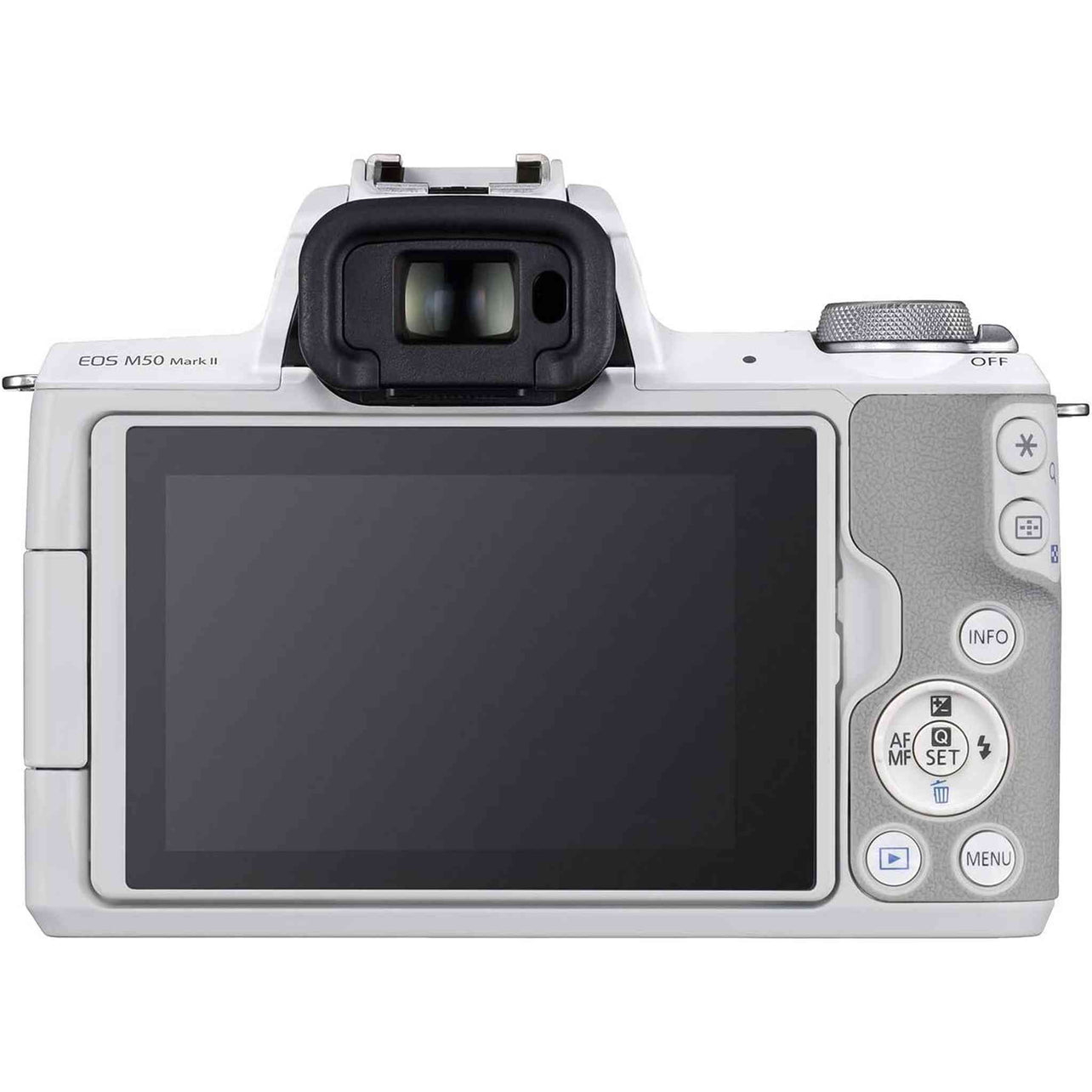 Canon EOS M50 Mark II + EF-M 15-45mm is STM Kit White (International Model)
