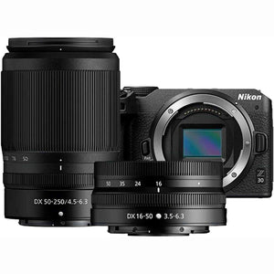 Nikon Z 30 w/NIKKOR Z DX 16-50mm f/3.5-6.3 VR & NIKKOR Z DX 50-250mm f/4.5-6.3 VR Kit - Reconditioned