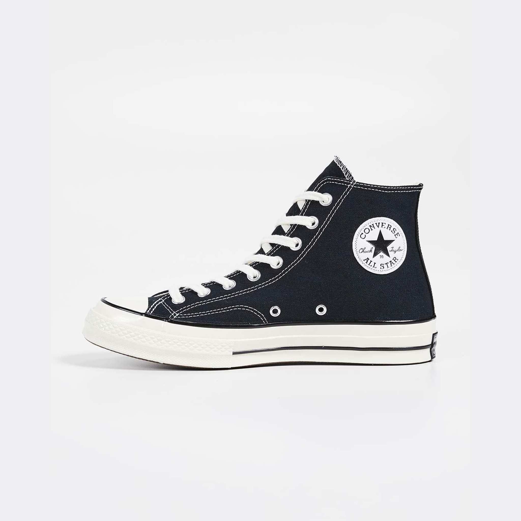 Converse All Star '70s High Top Unisex Sneakers, Black, 9.5 US Women/7.5 US Men