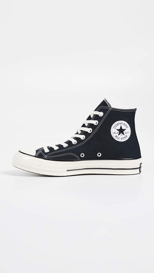 Converse All Star '70s High Top Unisex Sneakers, Black, 7 US Women/5 US Men