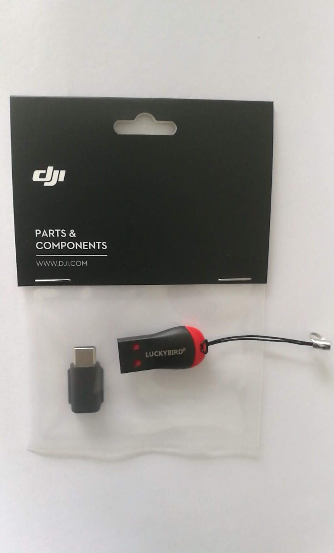 Osmo Pocket Smartphone Adapter with Luckybird USB Reader Type-C Connector