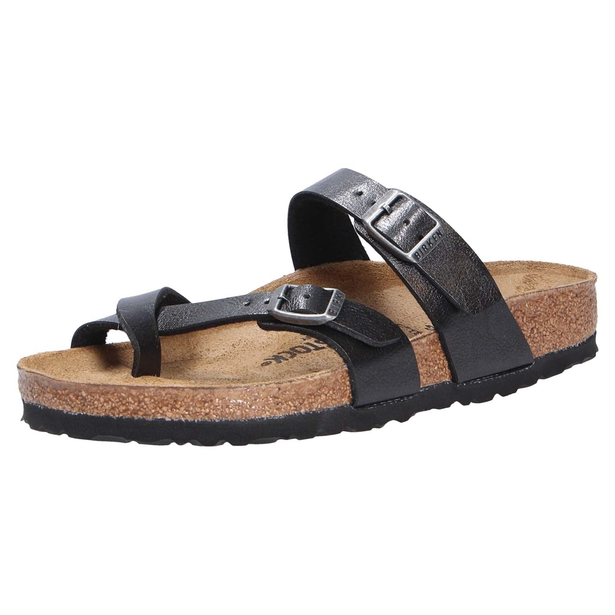 Birkenstock Women's Sandal, Black Schwarz Licorice Birko Flor Graceful, 8
