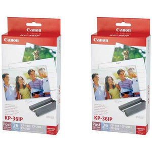 Canon 2-Pack Color Ink/Paper Set KP-36IP for CP Printer 36 Sheets of 4x6 Paper