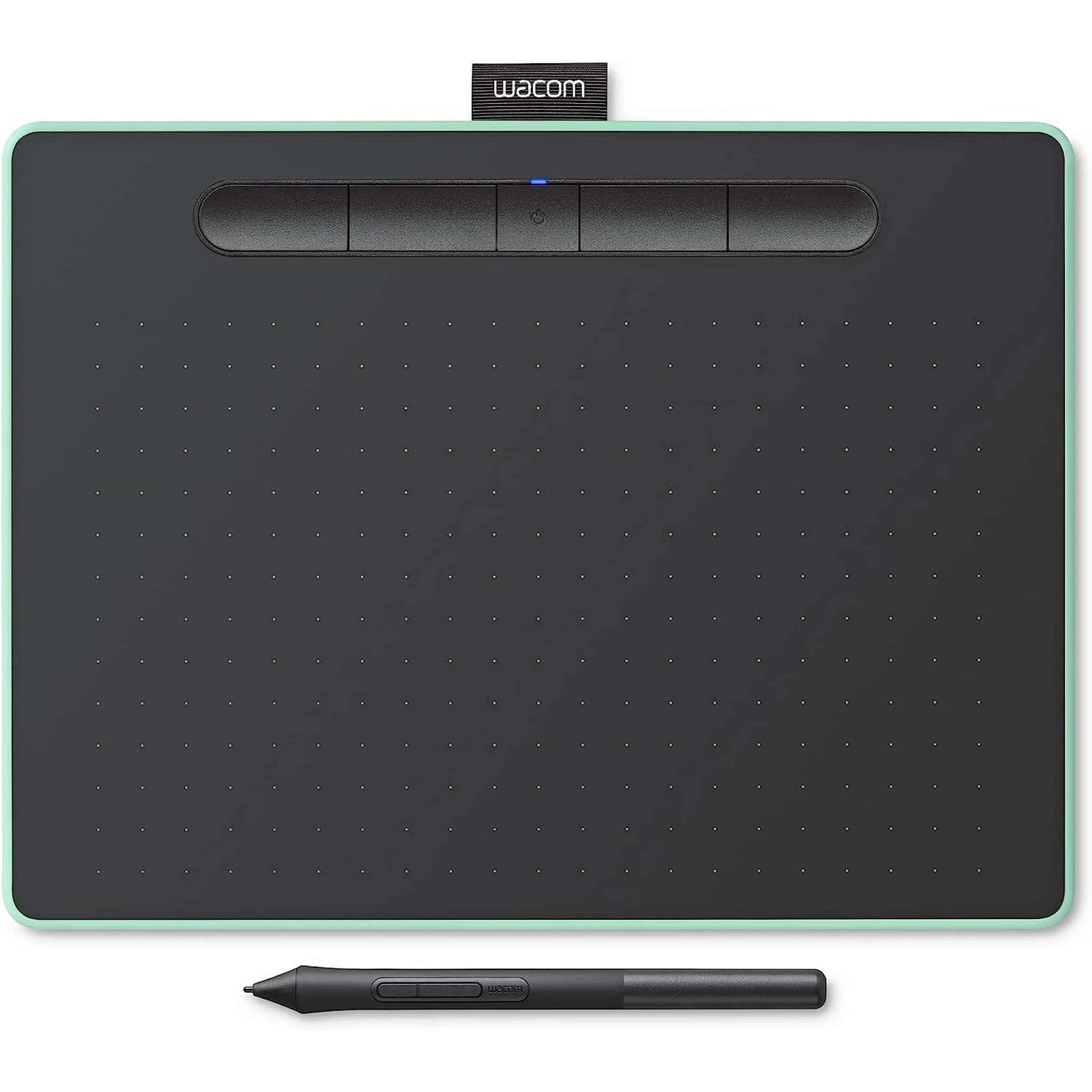 Wacom Intuos Medium Bluetooth Graphics Drawing Tablet, Pistachio Green - Used
