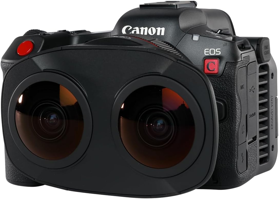 Canon VR Content Creator Kit - EOS R5 C Full-Frame Hybrid Camera and RF5.2mm F2.8 L Dual Fisheye Lens