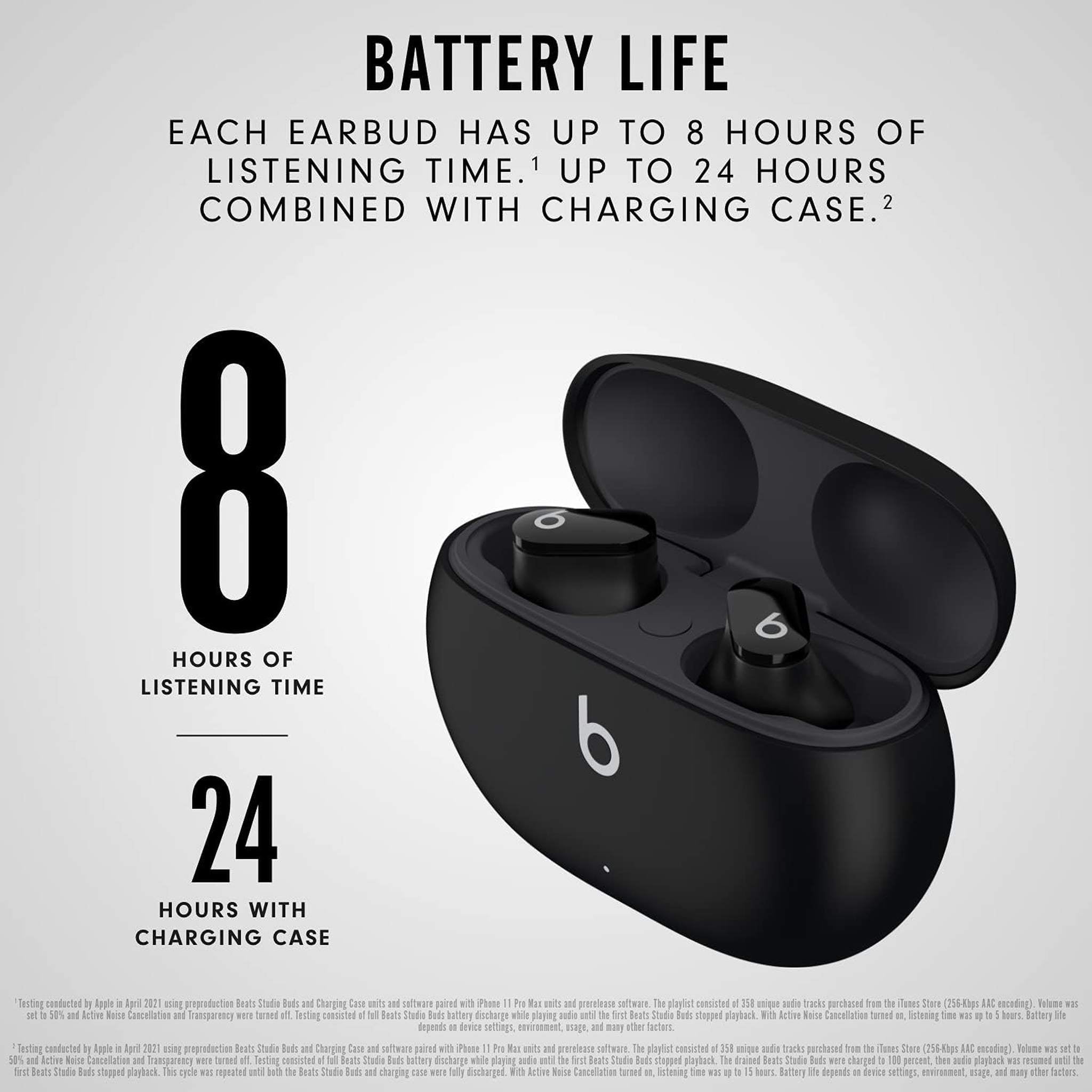 Beats Studio Buds MJ4X3LL/A Black - Used