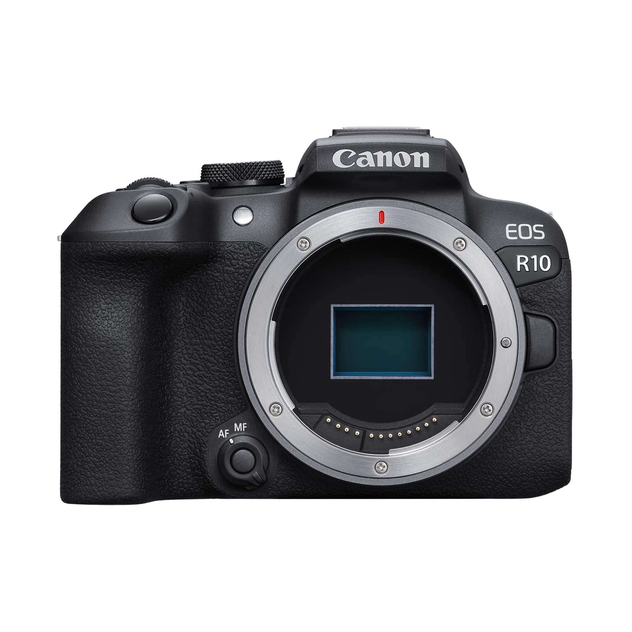 Canon EOS R10 Body Only , Mirrorless Vlogging Camera, 24.2 MP, 4K Video, DIGIC X Image Processor, High-Speed Shooting, Subject Tracking, Compact, Lightweight, Detection, for Content Creators