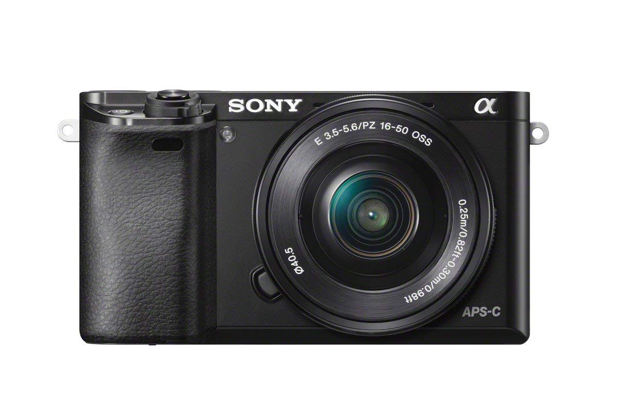 Sony Alpha a6000 Mirrorless Digital Camera 24.3MP SLR Camera with 3.0-Inch LCD Black w/16-50mm Power Zoom Lens