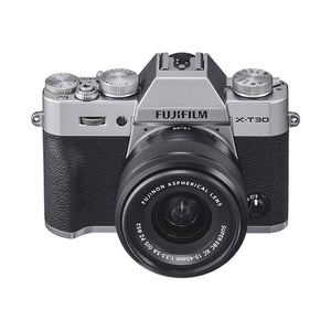 Fujifilm X-T30 Mirrorless Digital Camera w/XC15-45mm Kit - Silver