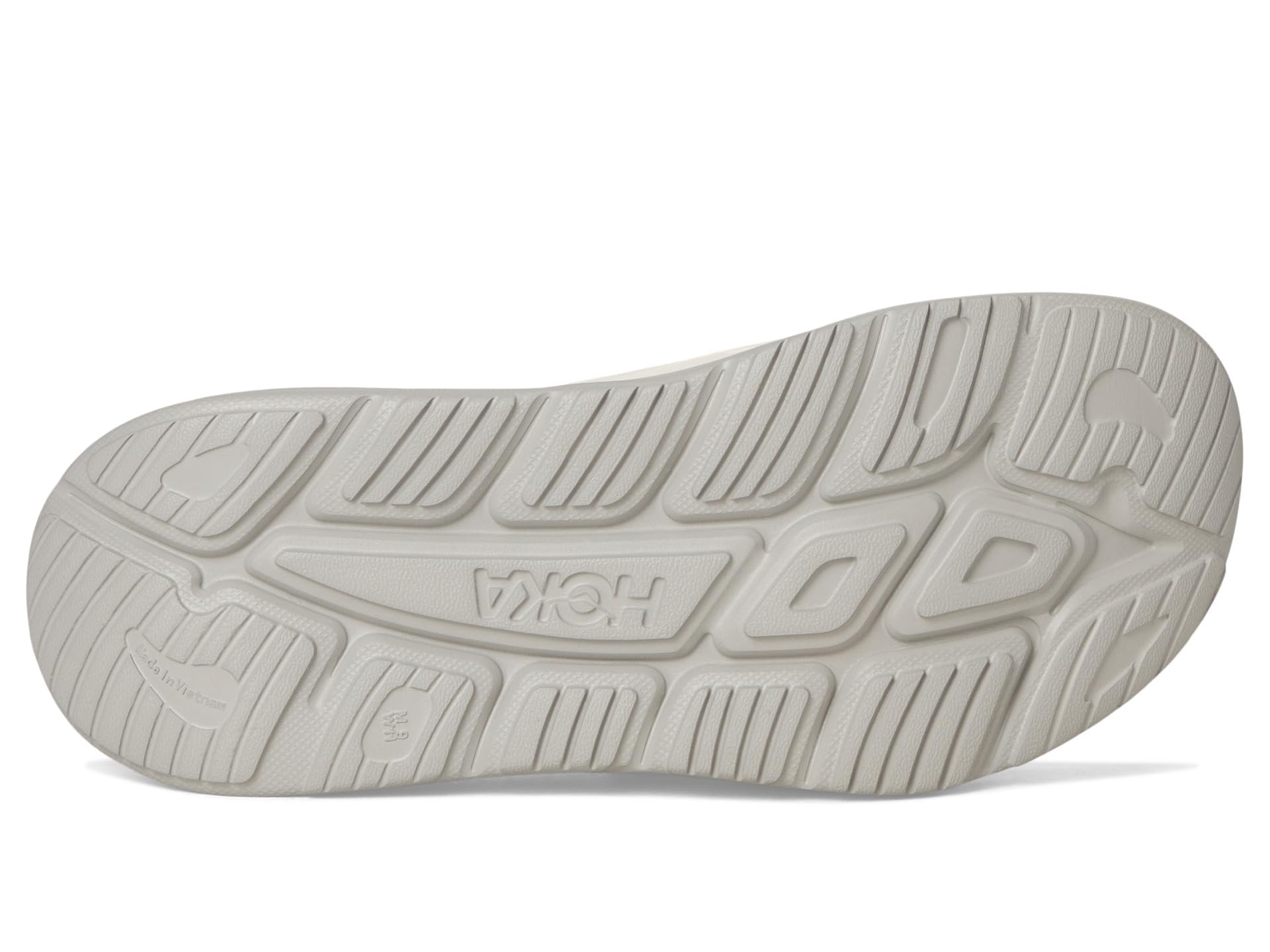 Hoka Unisex Ora Recovery Slide 14 Sandals, Alabaster/Stardust, US Men