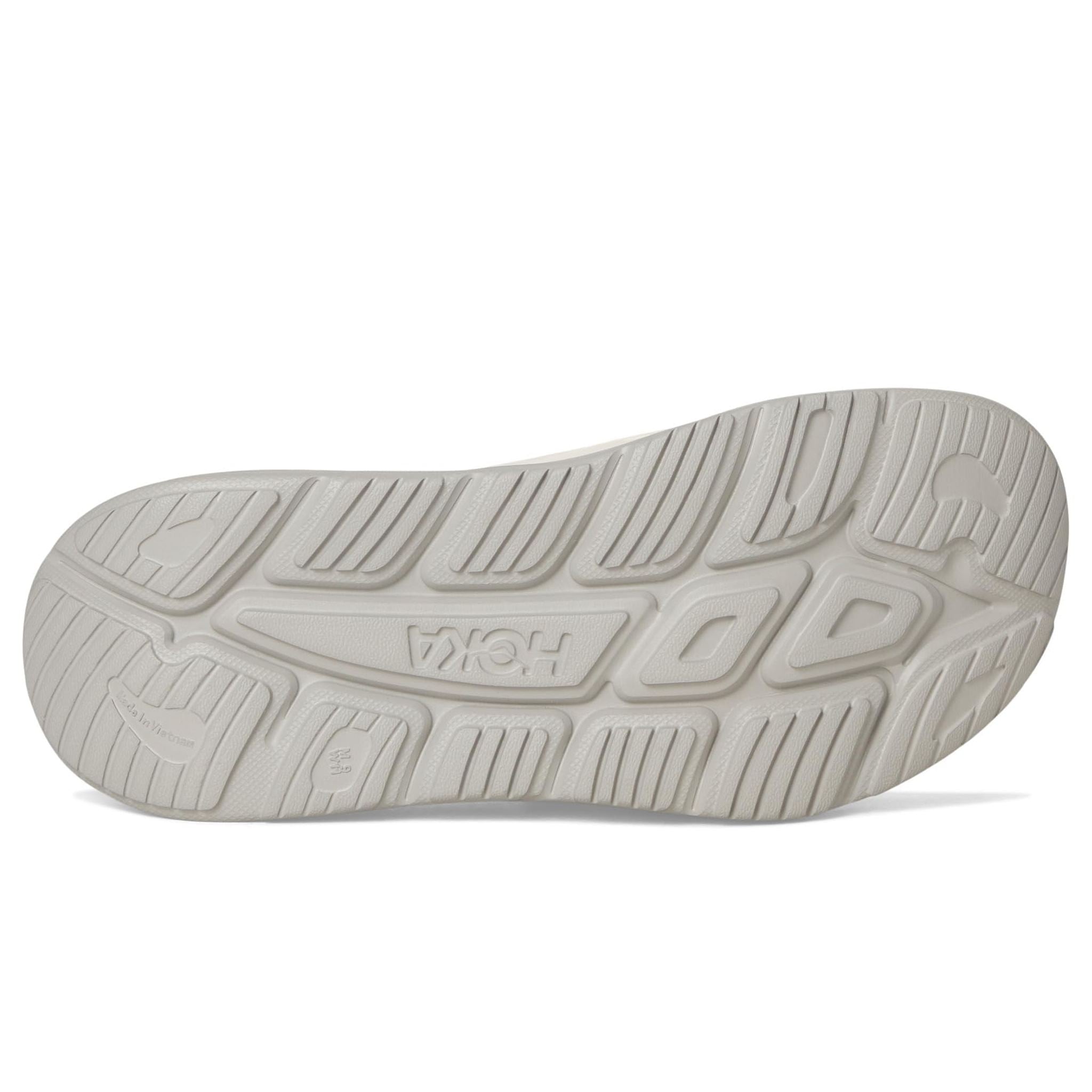 Hoka Unisex Ora Recovery Slide 14 Sandals, Alabaster/Stardust, US Men