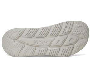 Hoka Unisex Ora Recovery Slide 14 Sandals, Alabaster/Stardust, US Men