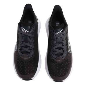 Hoka Women's Mach 6 Sneaker, Black/White, 7