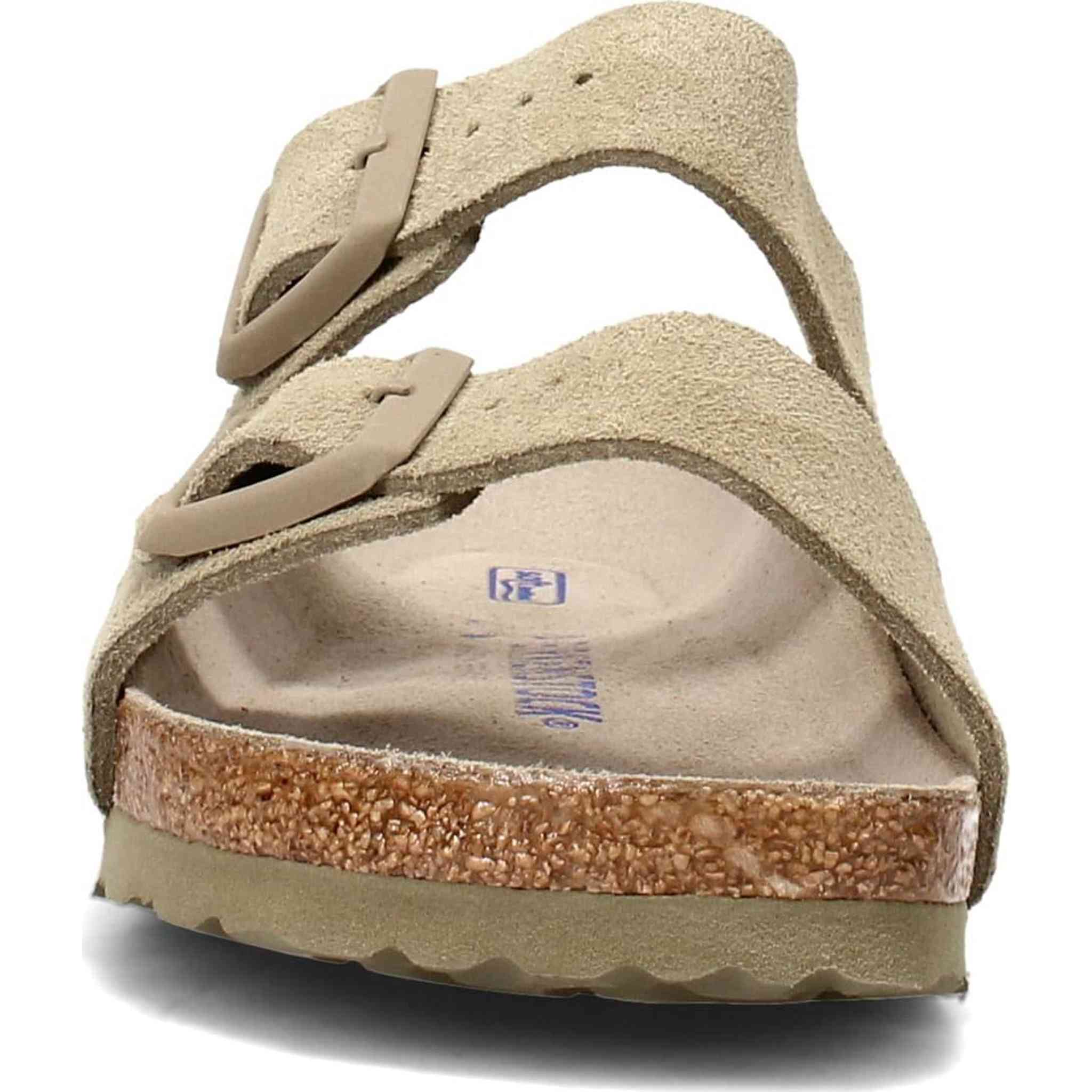 Birkenstock Arizona Soft Footbed - Leather Unisex Khaki Oiled Leather EU 40 US Men's 7-7.5, Women's 9-9.5 Regular Birkenstock
