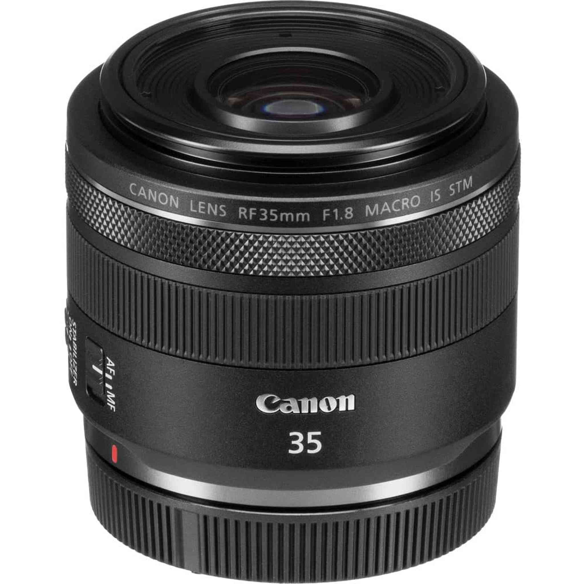 Canon RF 35mm f/1.8 IS Macro STM Lens 2973C002 + Filter + Lens Pouch + More - Reconditioned Canon