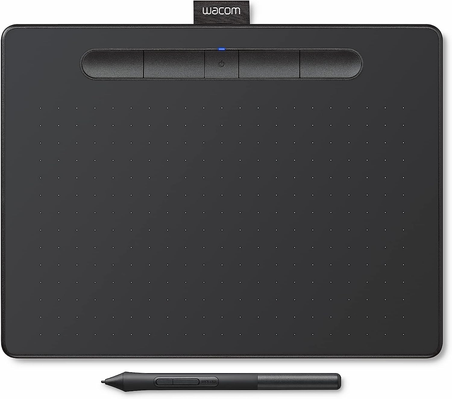 Wacom Intuos Medium Bluetooth Graphics Drawing Tablet, (Black)