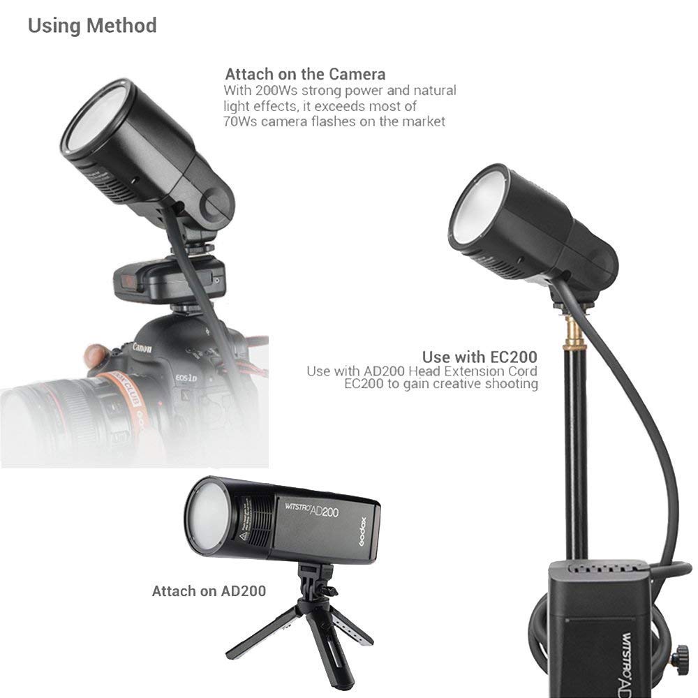 Godox Round Flash Head for PocketFlash AD200