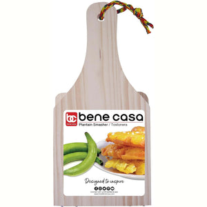 Bene Casa Wood Tostonera for Plantains, Large