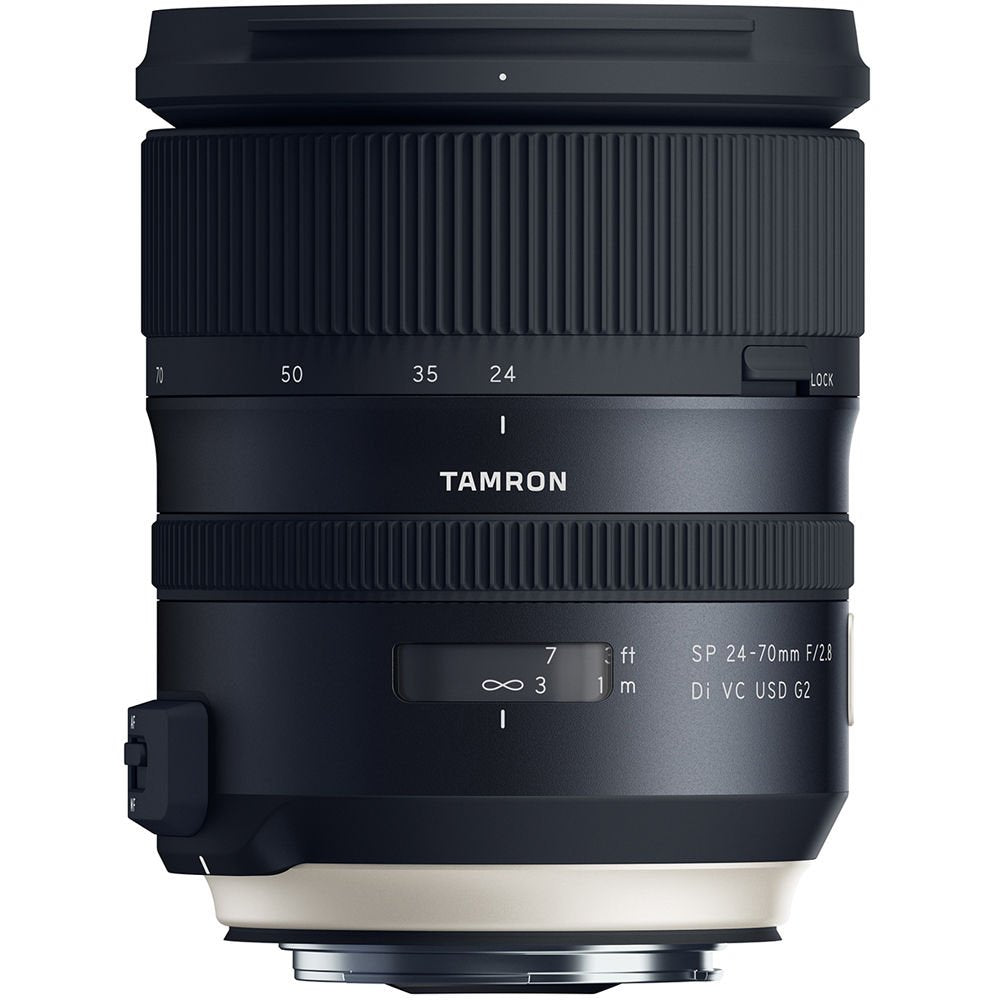 6Ave Tamron SP 24-70mm f/2.8 Di VC USD G2 Lens Canon EF (International Model) + 82mm UV Filter + Lens Cap Keeper + Micro