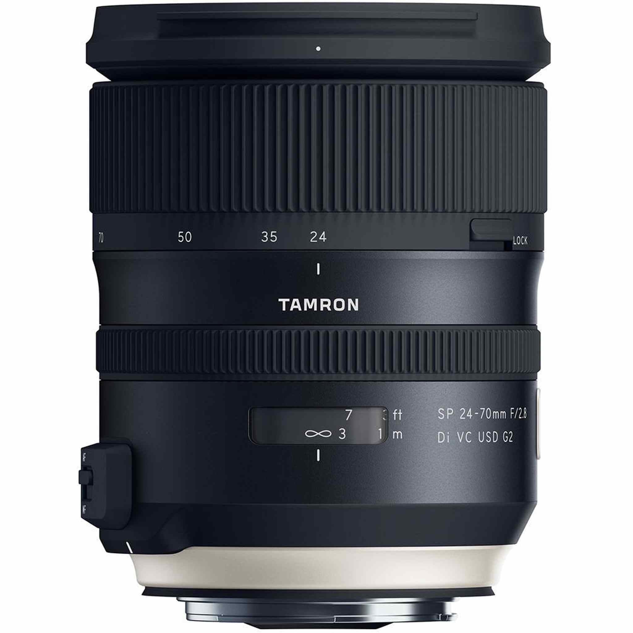 6Ave Tamron SP 24-70mm f/2.8 Di VC USD G2 Lens Canon EF International Model + 82mm UV Filter + Lens Cap Keeper + Micro