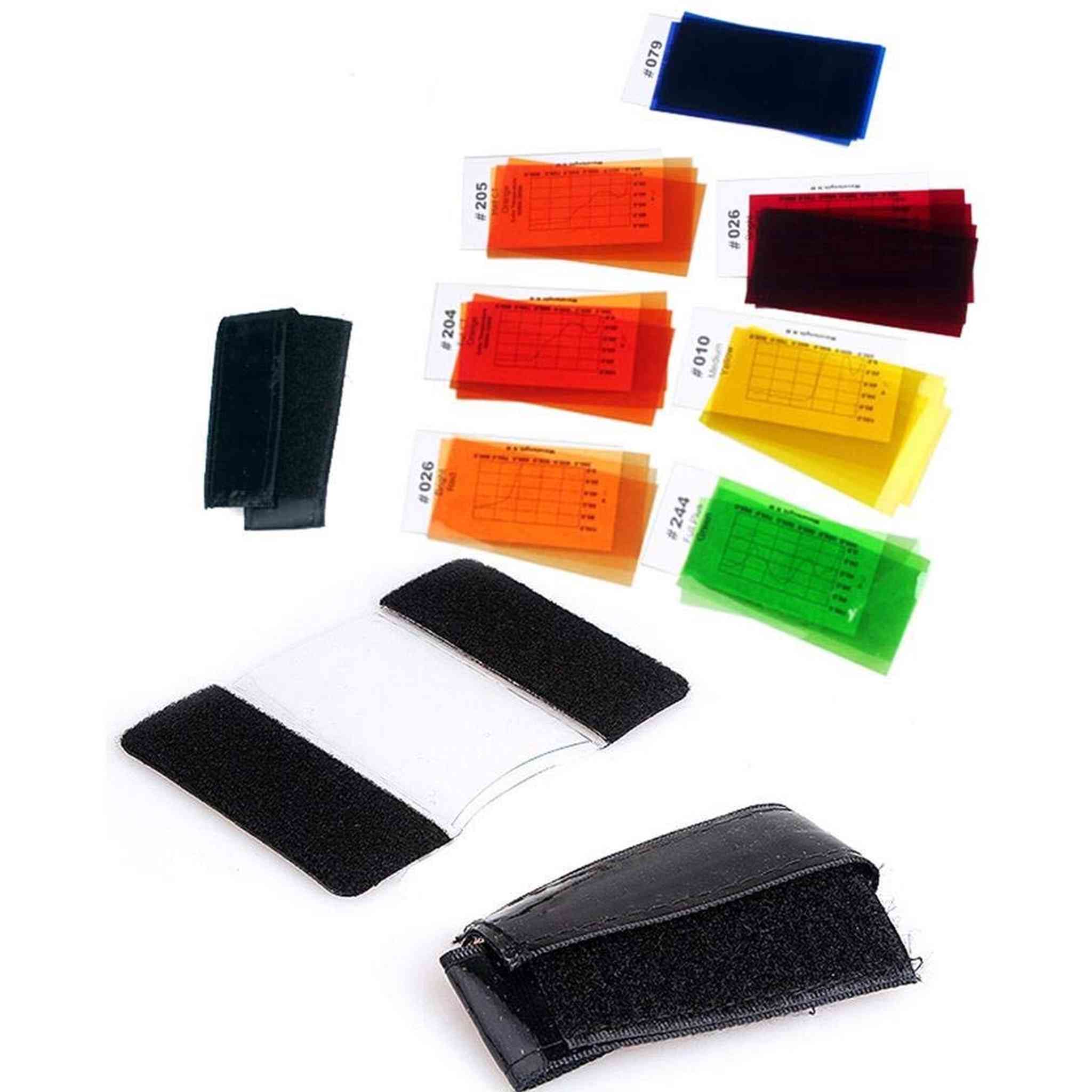 Godox CF-07 7 Color Universal Speedlite Filters Kit For Flash Photography Godox