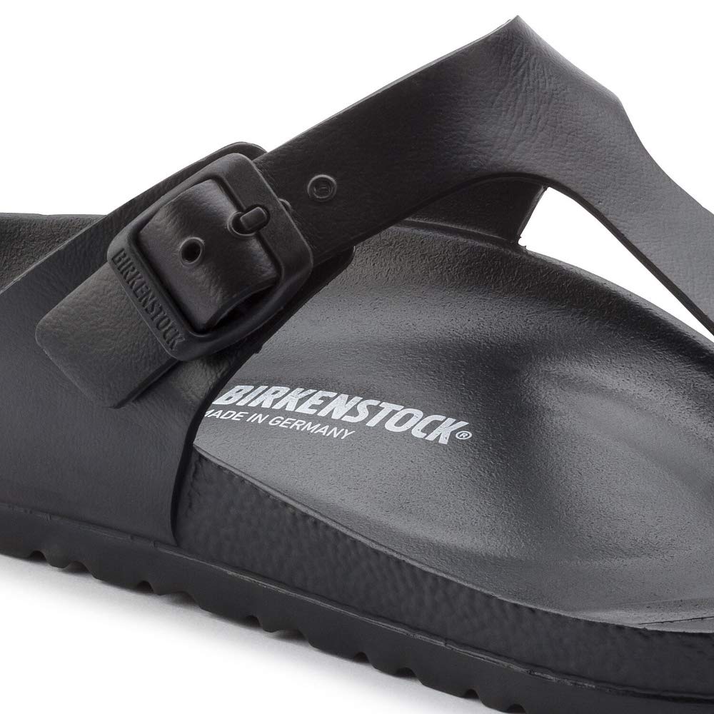 Birkenstock Essentials Unisex Gizeh EVA Sandals Black 43 R EU US Men's 10-10.5